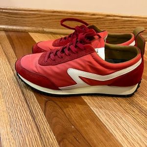 Rag & bone Retro Runner Suede and Nylon Low Top Sneaker